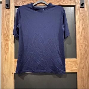 Solaris Navy Performance Athletic T Shirt Medium